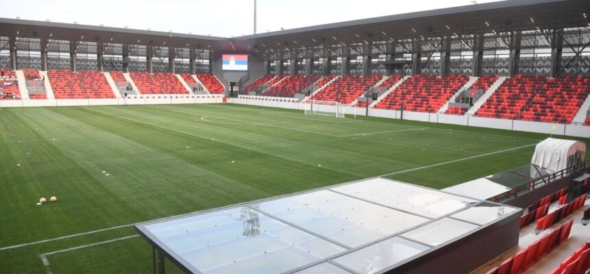 Nacionalni stadion i novi stadioni u Leskovcu, Zaječaru i Loznici