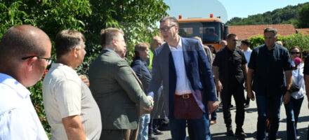 Vučić: Ljudima najvi&scaron;e znači put, nama važno da čujemo i slu&scaron;amo njihove potrebe