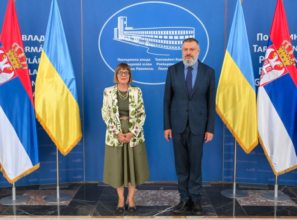 Pokrajinska vlada: Maja Gojković se sastala sa ambasadorom Ukrajine